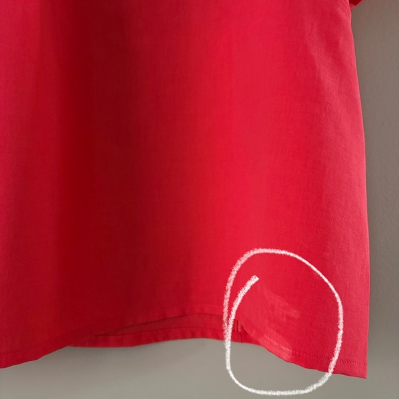 LULULEMON SHORT SLEEVED BUTTON UP SIZE 8 - Picture 6 of 7